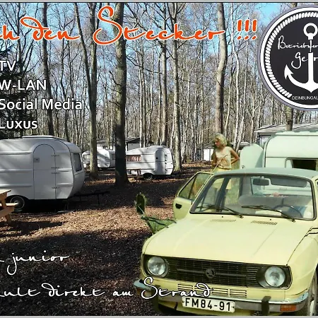 Kemping Ddr Wohnwagen Qek Direkt Am Dranske